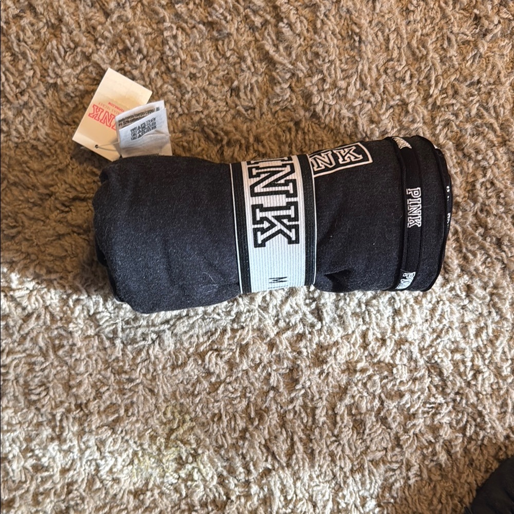 PINK Black/Dark grey Leggings